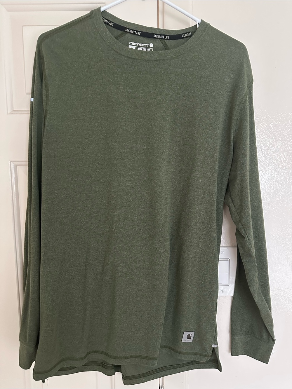 Carhartt Men's Long Sleeve Crew Shirt - Olive